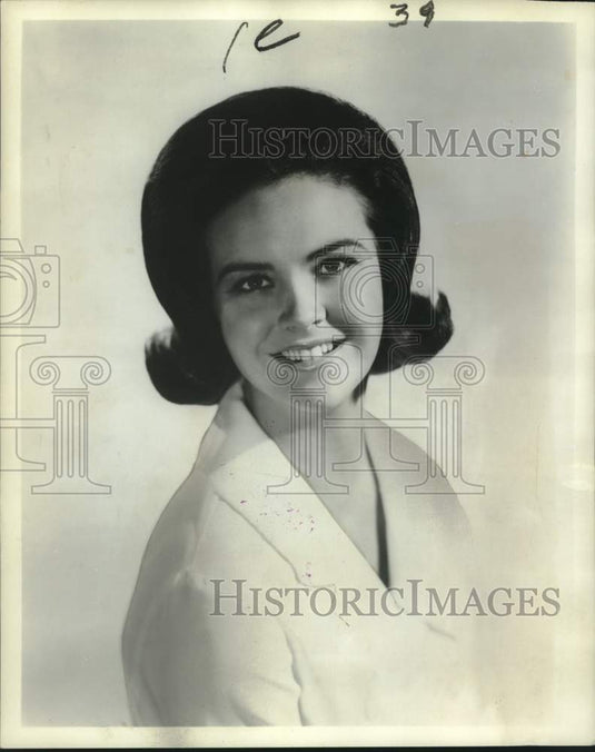 1965 Press Photo Maid of Cotton Judy Hill - noo30764
