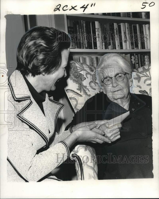 1973 Press Photo Order of the Eastern Star Members Barbara Beck, Mary HOrton