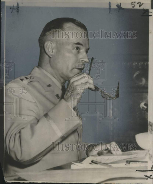 1955 Press Photo Major General Robert P. Hollis - noo30826