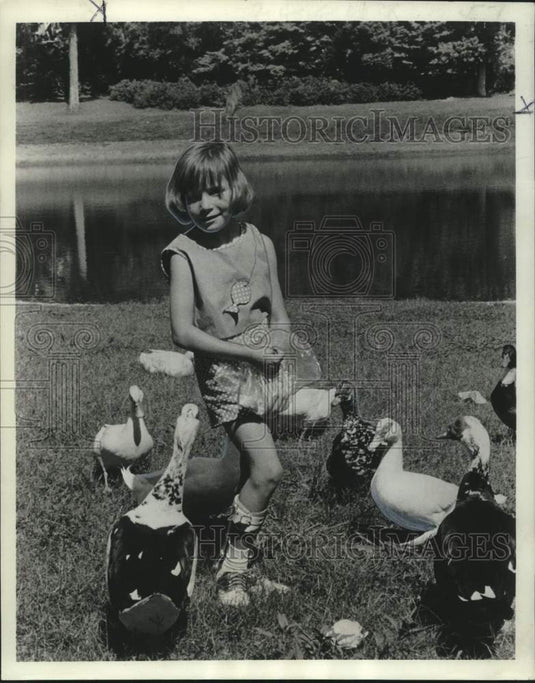 1969 Press Photo National Easter Seal child, Donna Kay Howell in New Orleans