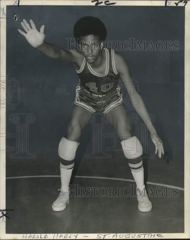 1971 Press Photo Harold Hardy, basketball player - noo30941