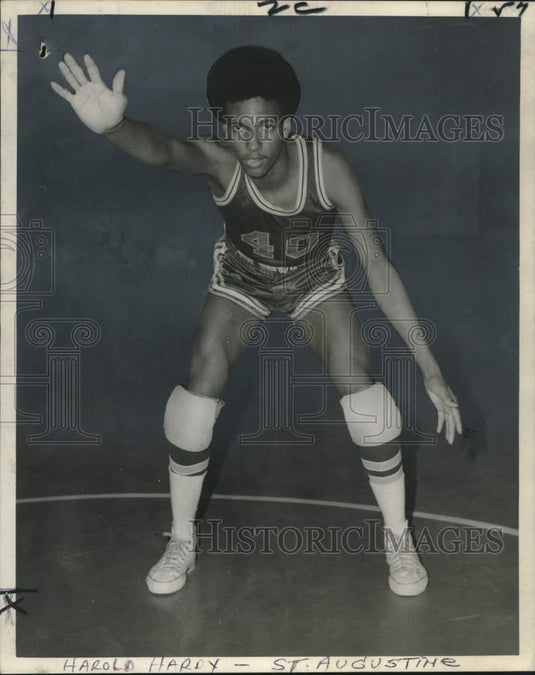 1971 Press Photo Harold Hardy, basketball player - noo30941