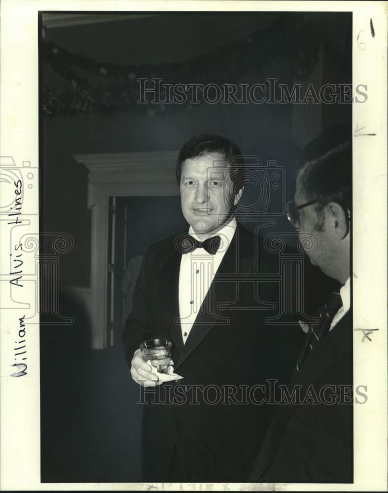 1988 Press Photo William Alvis Hines, New Orleans Businessman - noo30988- Historic Images