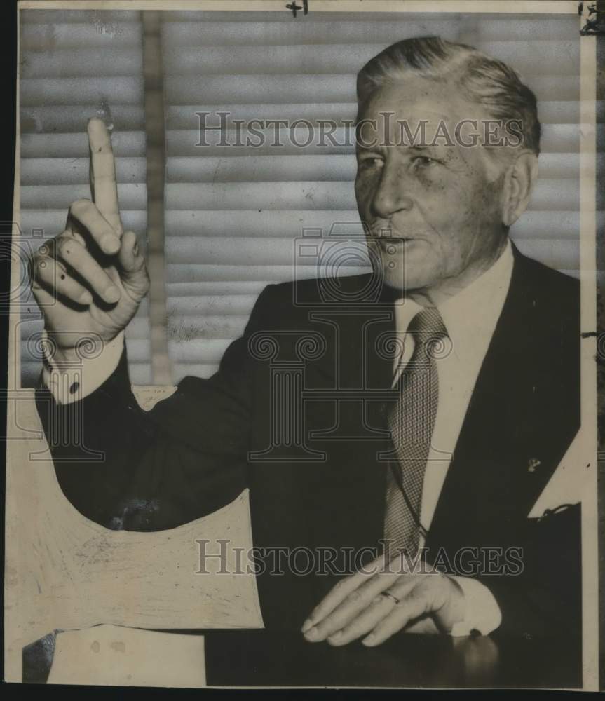 1951 Press Photo Patrick J. Hurley before Senate committee - noo31023