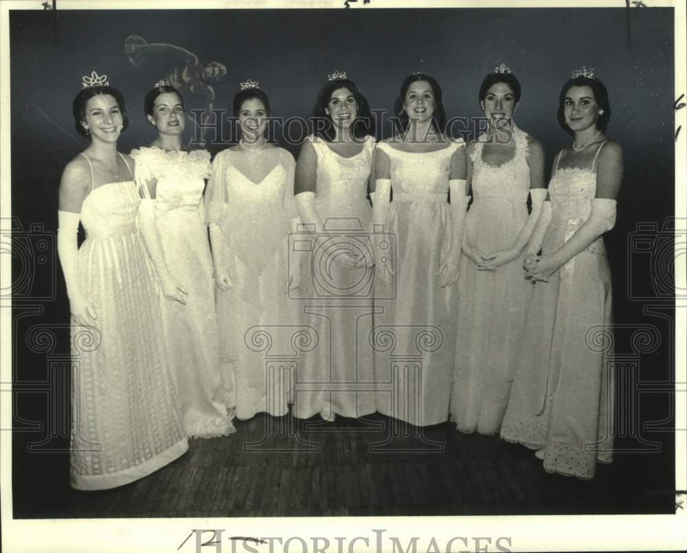 1978 Press Photo Maids to the Harlequin Court in New Orleans - noo31120- Historic Images