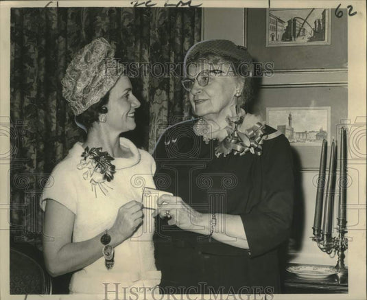 1964 Press Photo Mrs. J. Norris Hanning, Life Membership Louisiana Garden Club