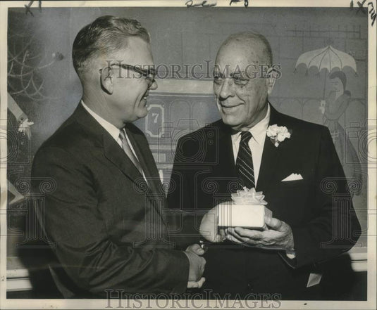 1969 Press Photo J. Norris Hanning Retires from Kansas City Southern Railroad