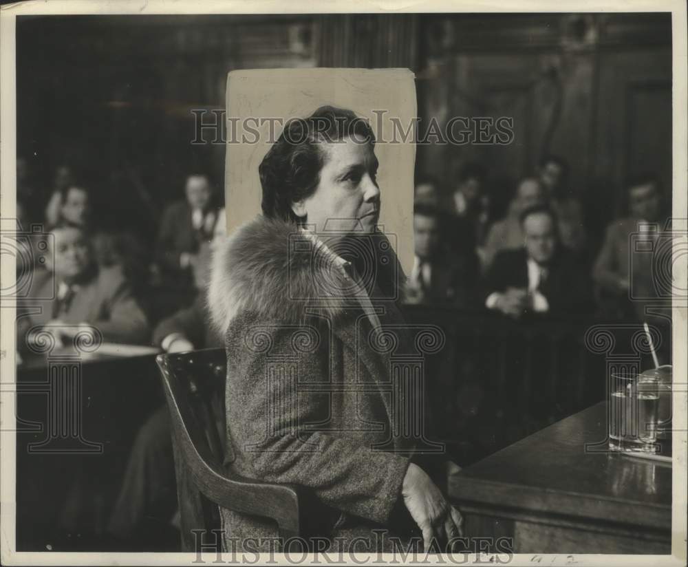 1951 Press Photo Mrs. Viola Grosch, former wife of sheriff John J. Grosch Sr.