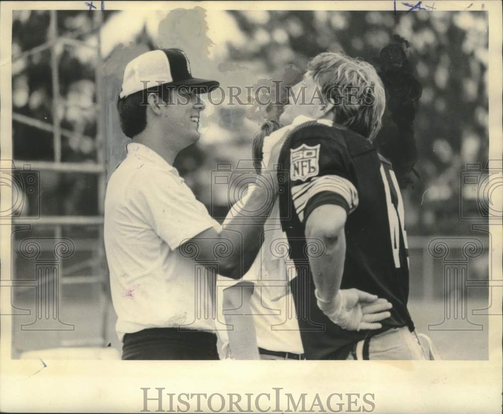 1971 Press Photo Former Tulane Football Player Ray Hester at Practice
