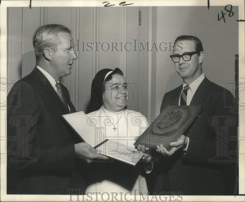 Load image into Gallery viewer, 1969 Press Photo Charles C. Gremillion, St. Mary's Dominican College chairman
