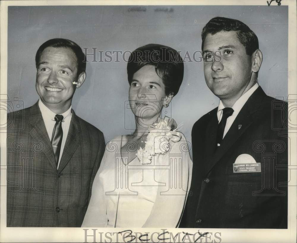 1966 Press Photo New Officers of the New Orleans Junior Chamber of Commerce