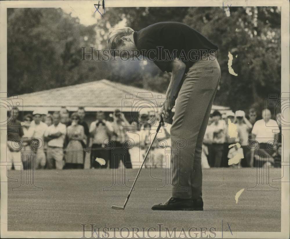 1969 Press Photo Larry Hinson winning the Greater New Orleans Open - noo31326