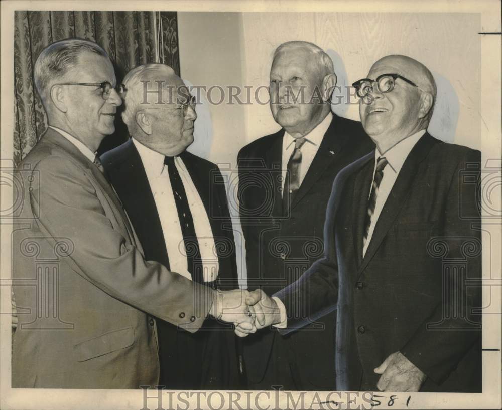 1966 Press Photo Rynald N. Hughes and Mason Lodge Honorees - noo31401