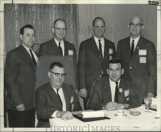 1967 Press Photo New Officers of Louisiana Building Material Dealers Association