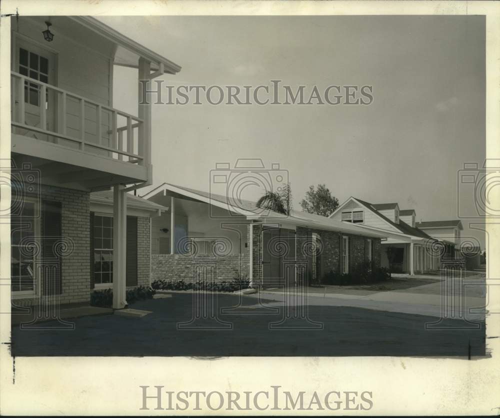 1962 Press Photo Model homes in the new Concord Place area of Terrytown