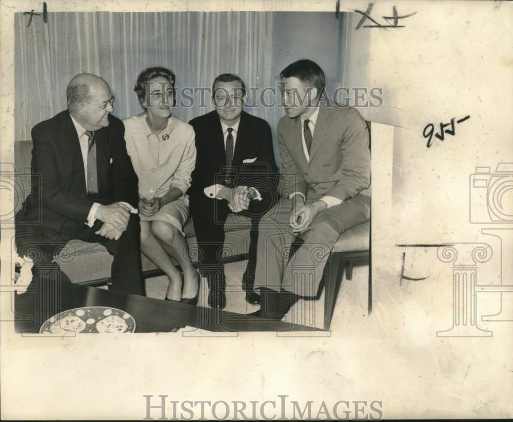 1963 Press Photo Officers- Greater New Orleans Educational Television Foundation