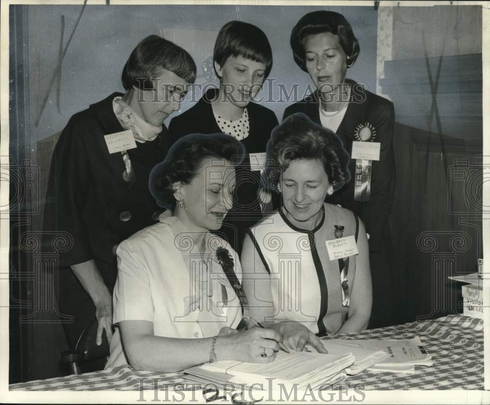 1967 Press Photo New Officers of the League of Women Voters of Louisiana- Historic Images