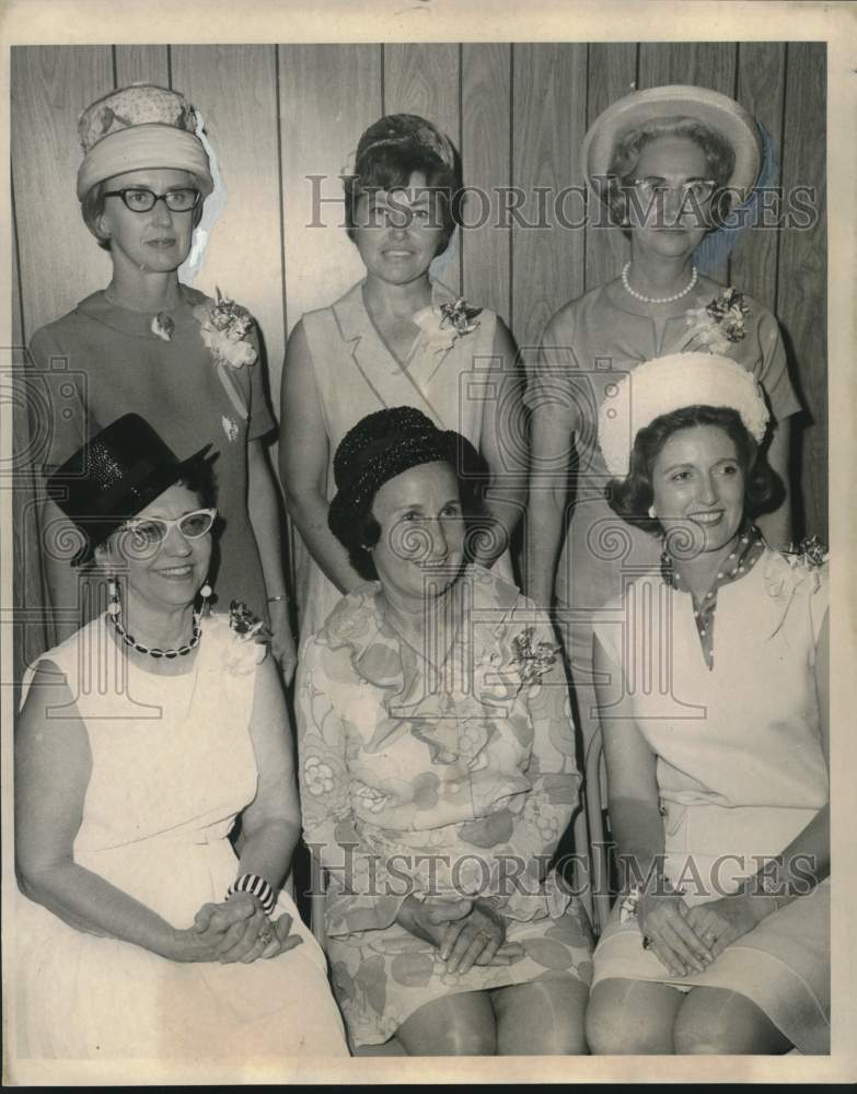 1968 Press Photo Officers of the Jefferson Parish Council of Garden Clubs