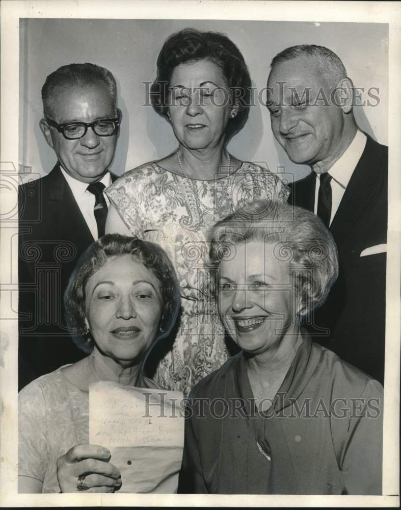 1965 Press Photo Le Petit Theatre du Vieux Carre Board Members - noo31769