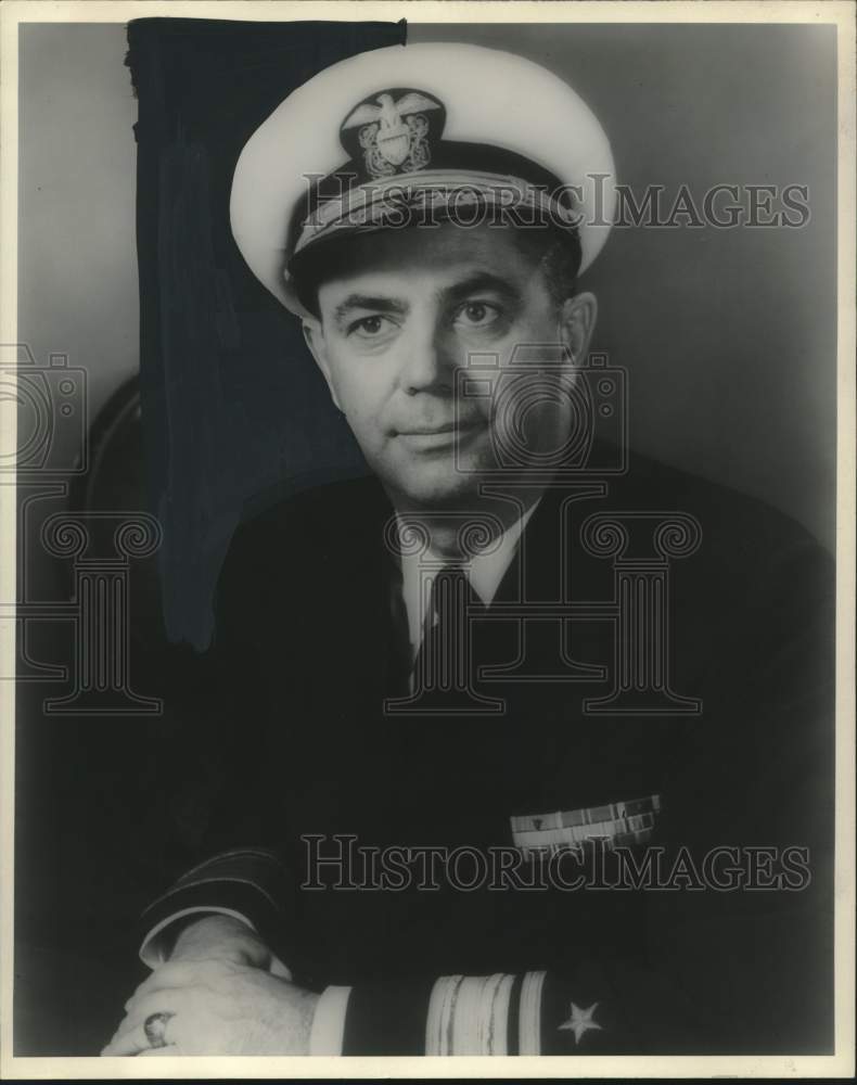 1961 Press Photo Rear Admiral R.K. James, Chief, Bureau of Ships - noo31797