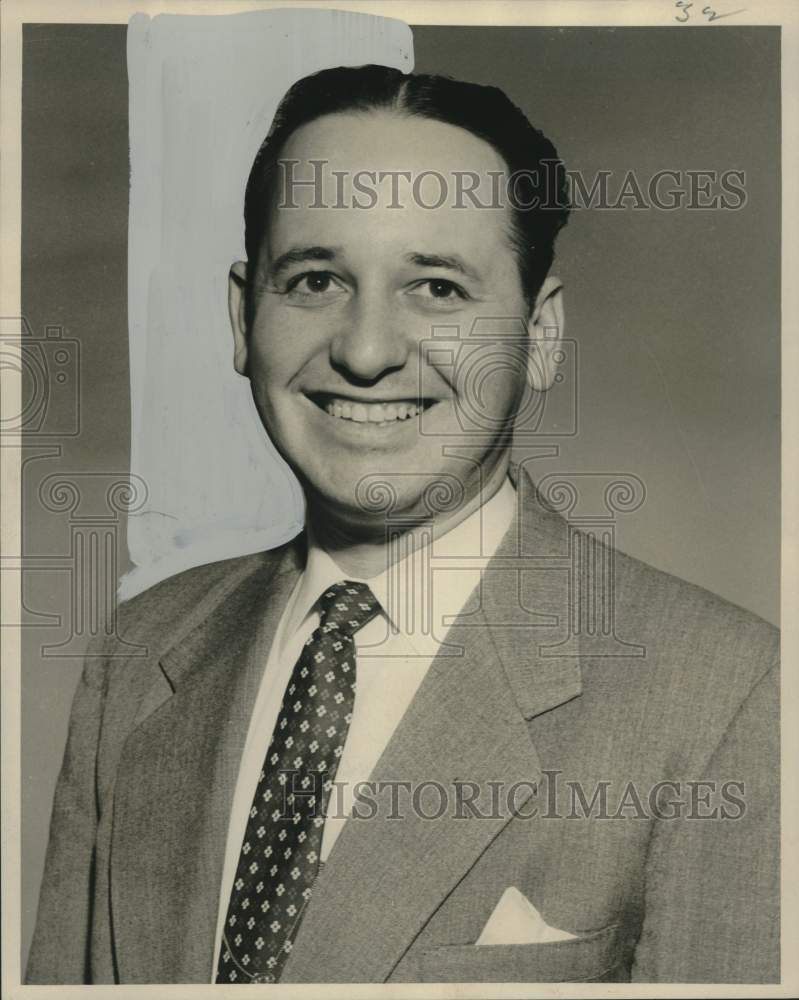 1956 Press Photo David E. Hogan, March of Dimes Campaign Official - noo32090