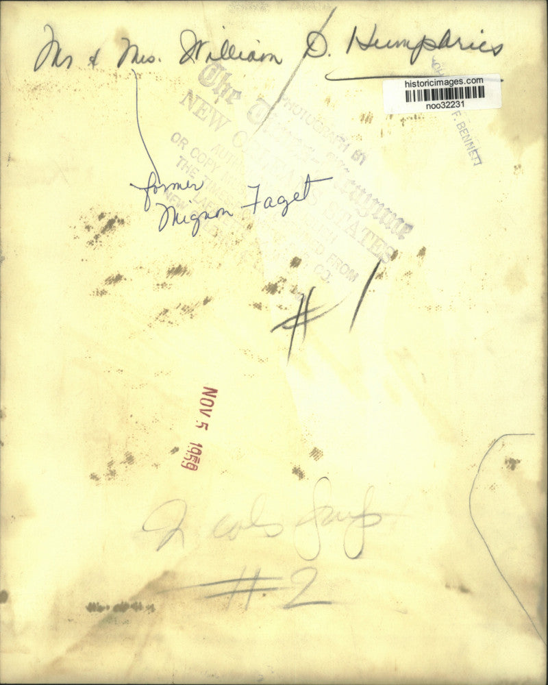 1959 Press Photo Mr. and Mrs. William D. Humphries at Party - noo32231