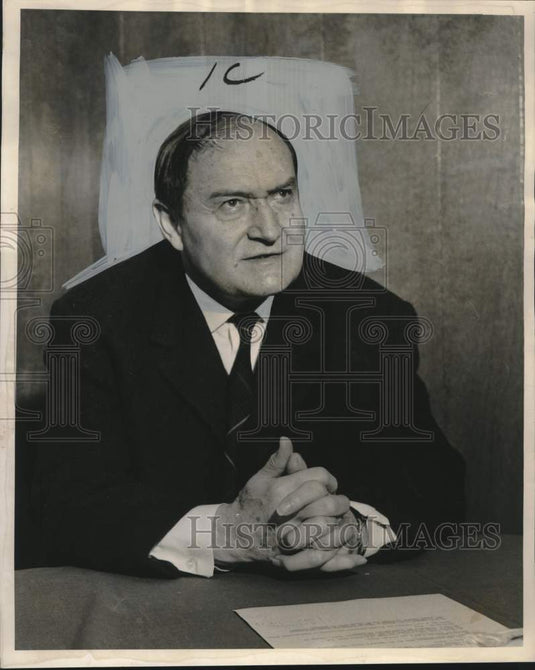 1964 Press Photo Dr. Albert Hunold, Swiss Author, Editor & Lecturer - noo32254