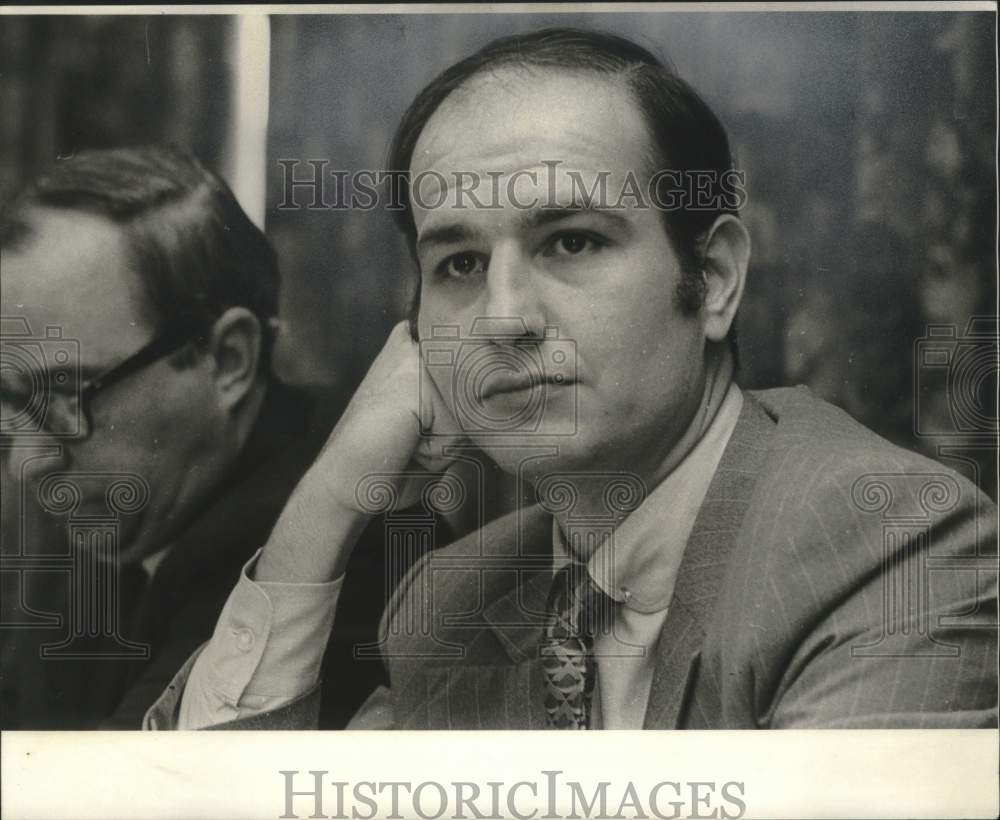 1971 Press Photo Jeremy Jacobs, Emprise President - noo32339