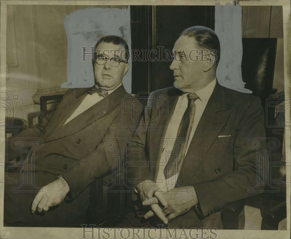 1957 Press Photo New Orleans-Baton Rouge River Boat Pilots Association Members