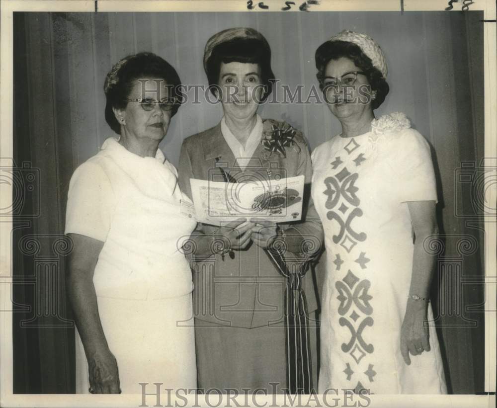 1968 Press Photo Louisiana Department, American Legion Auxiliary Officials