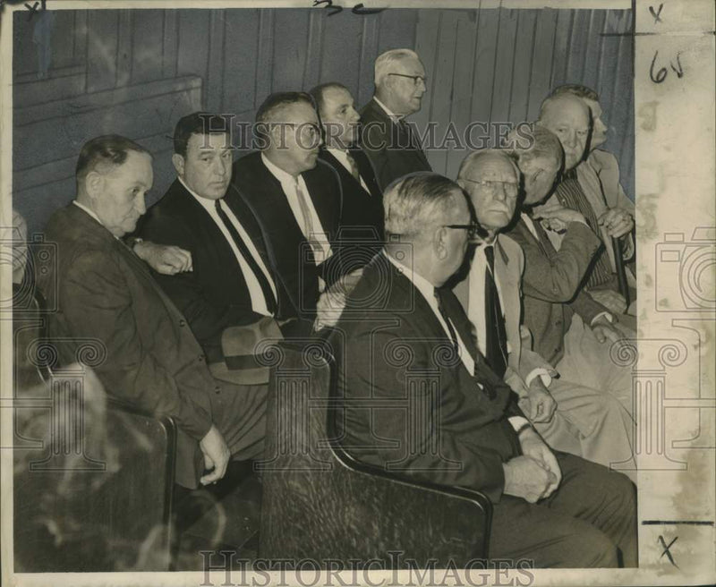 Load image into Gallery viewer, 1964 Press Photo Louisiana State Parole Board Members at Hearing - noo32646
