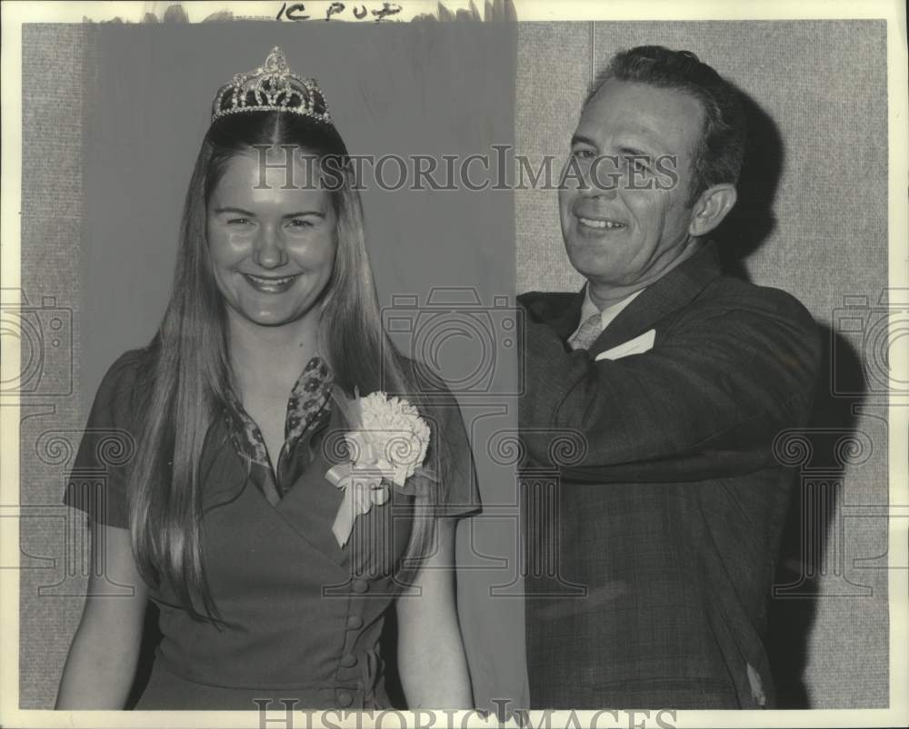 1972 Press Photo Miss Gabriella B. Hardie, Louisiana Egg Queen - noo32702