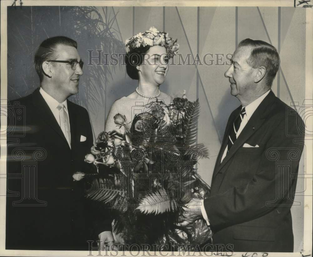 1962 Press Photo Mrs. Byrne Dean Hoffman is Name Miss Transportation of 1962