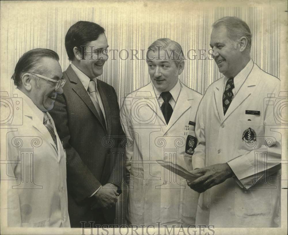 1978 Press Photo New Orleans dental officials campaign to detect oral cancer- Historic Images