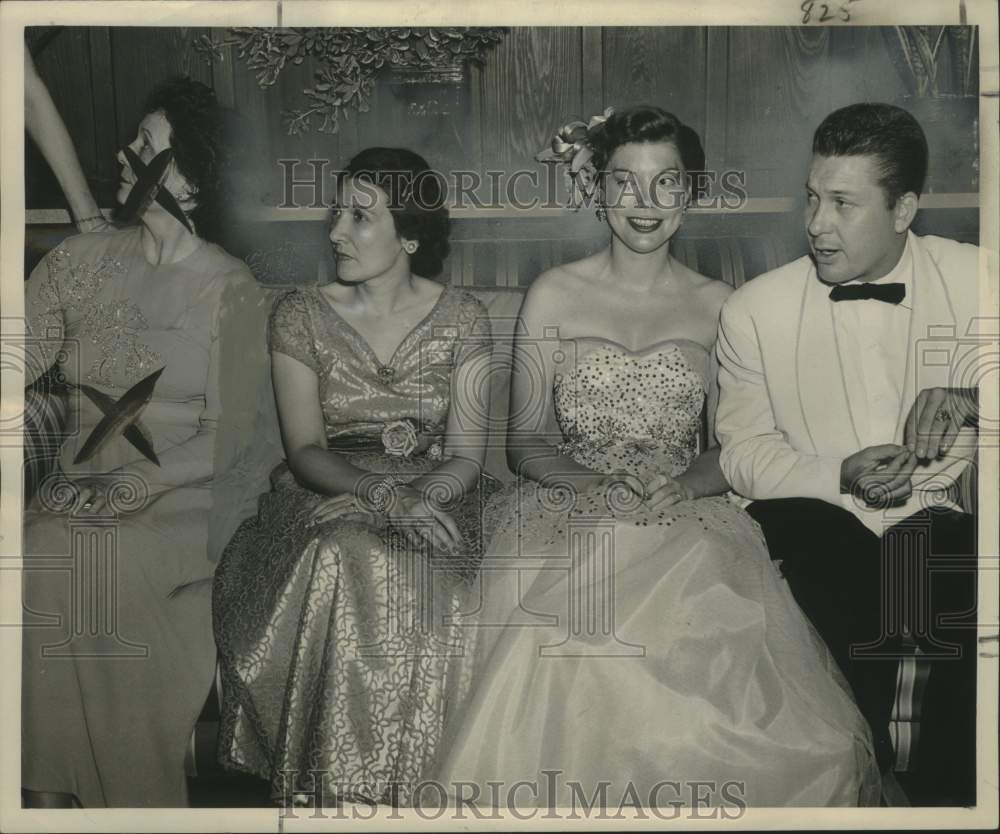 1950 Press Photo Chaperones of spring dance at New Orleans Country Club