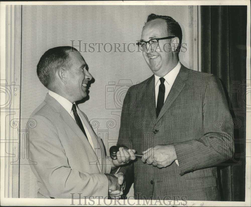 1967 Press Photo Malcolm L. Hurstell, Pres. New Orleans Public Works Assn.