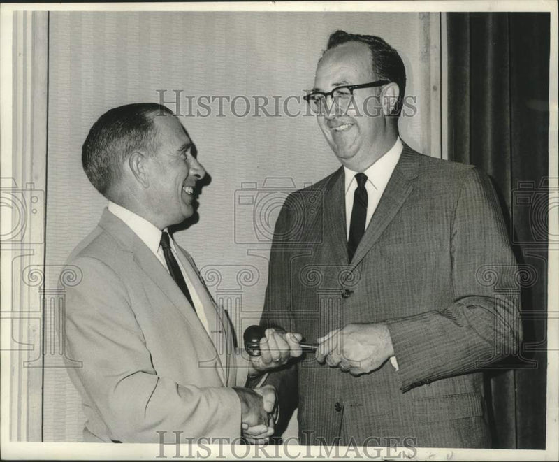 Load image into Gallery viewer, 1967 Press Photo Malcolm L. Hurstell, Pres. New Orleans Public Works Assn.
