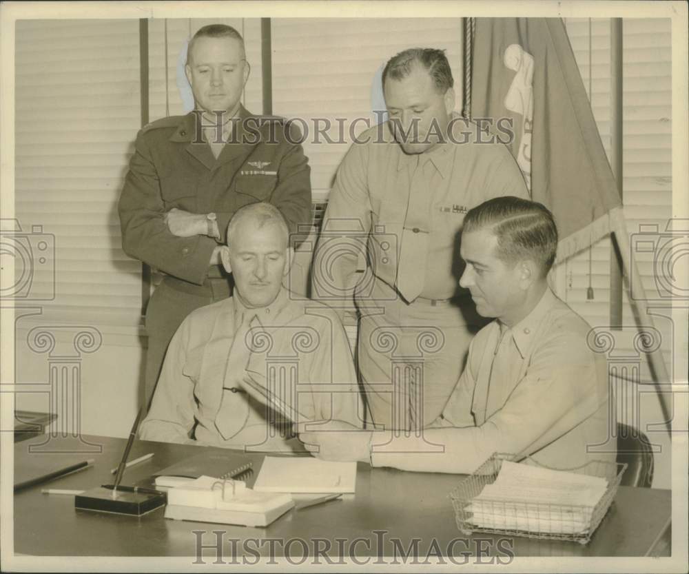 1959 Press Photo Marine Corps reserve ground and air units-Summer Camp Program