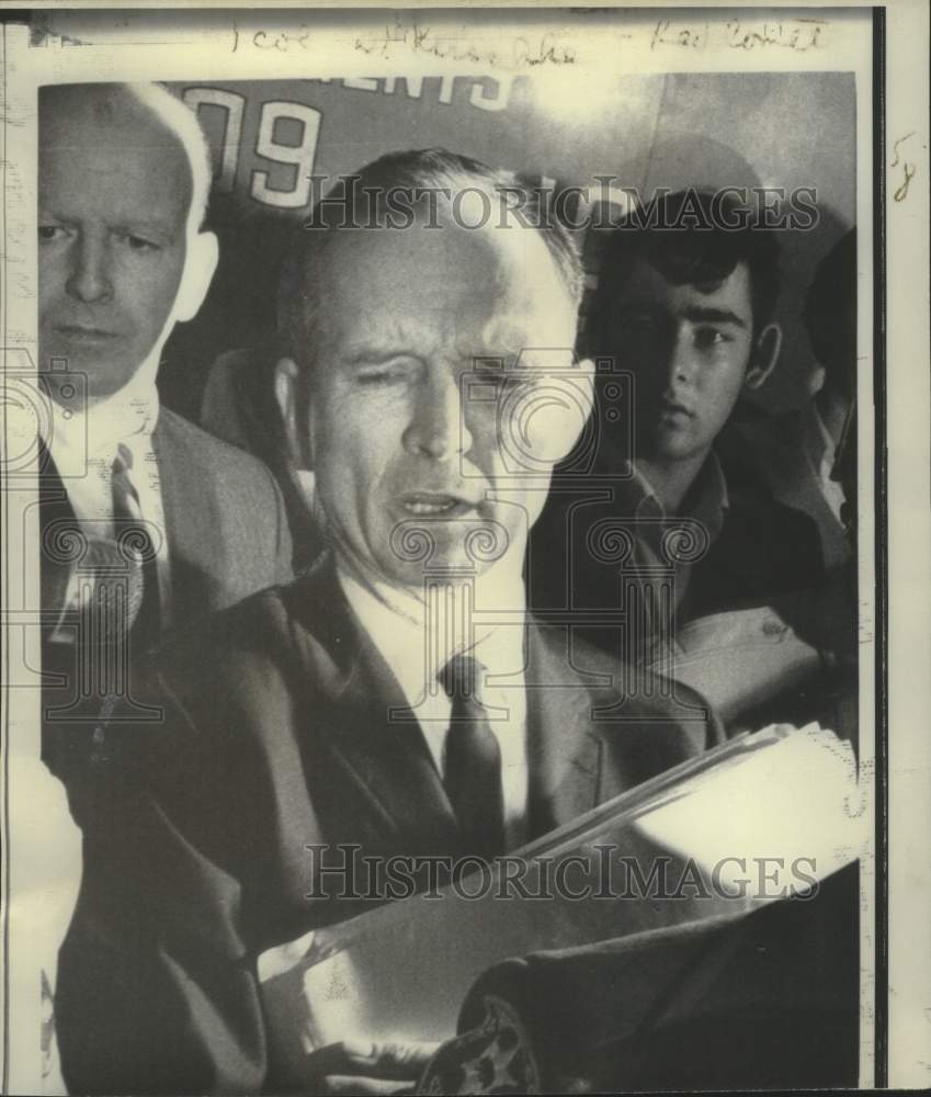 1967 Press Photo Jack Kirschke, convicted of killin his wife &amp; lover in CA