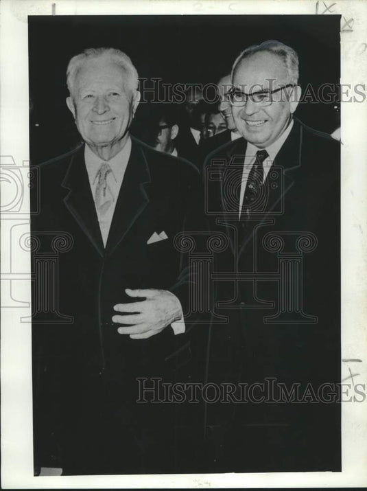 1973 Press Photo Czechoslovak President, Communist Party Chief - noo33303