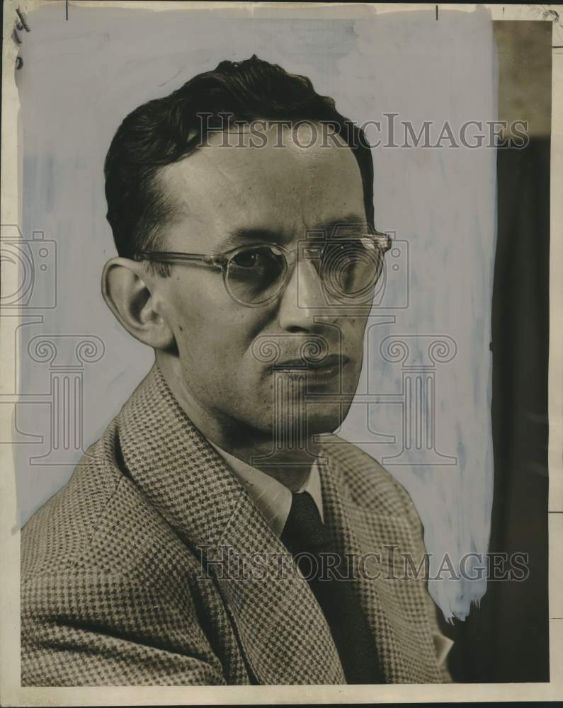1952 Press Photo Alexander Imphone, Art Director of Dixie Photo Magazine