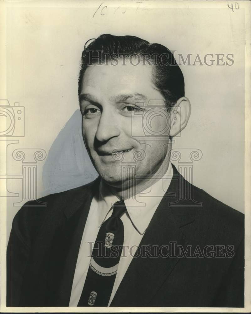 Load image into Gallery viewer, 1956 Press Photo Label A. Katz, Louisiana Executive - noo33425
