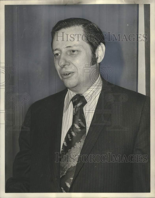 1973 Press Photo John W. Ingram Federal Railroad Administration administrator