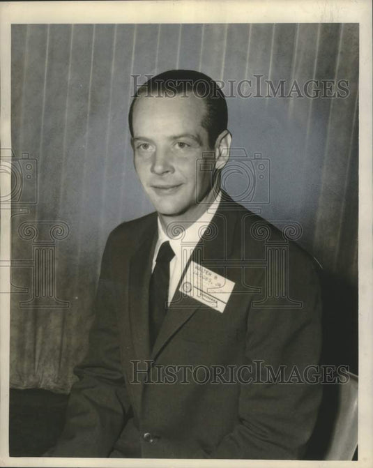 1958 Press Photo Walter B. Jacobs, Jr., Banking Executive - noo33452
