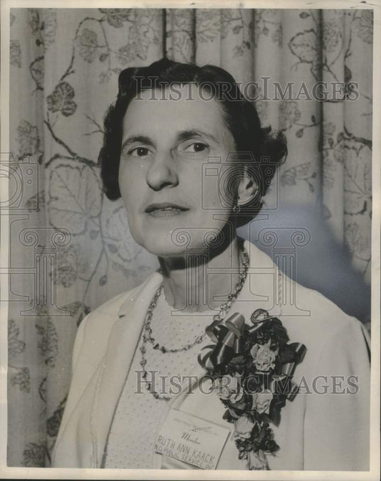 1967 Press Photo Miss Ruth Ann Kaack, New Orleans Executives' Secretary Inc.