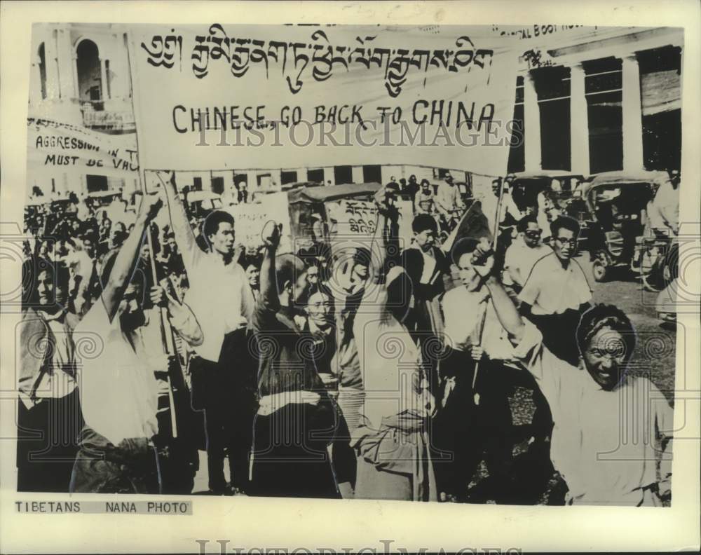1967 Press Photo Demonstrations, New Delhi, India - noo33983