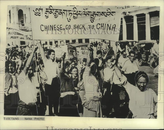1967 Press Photo Demonstrations, New Delhi, India - noo33983