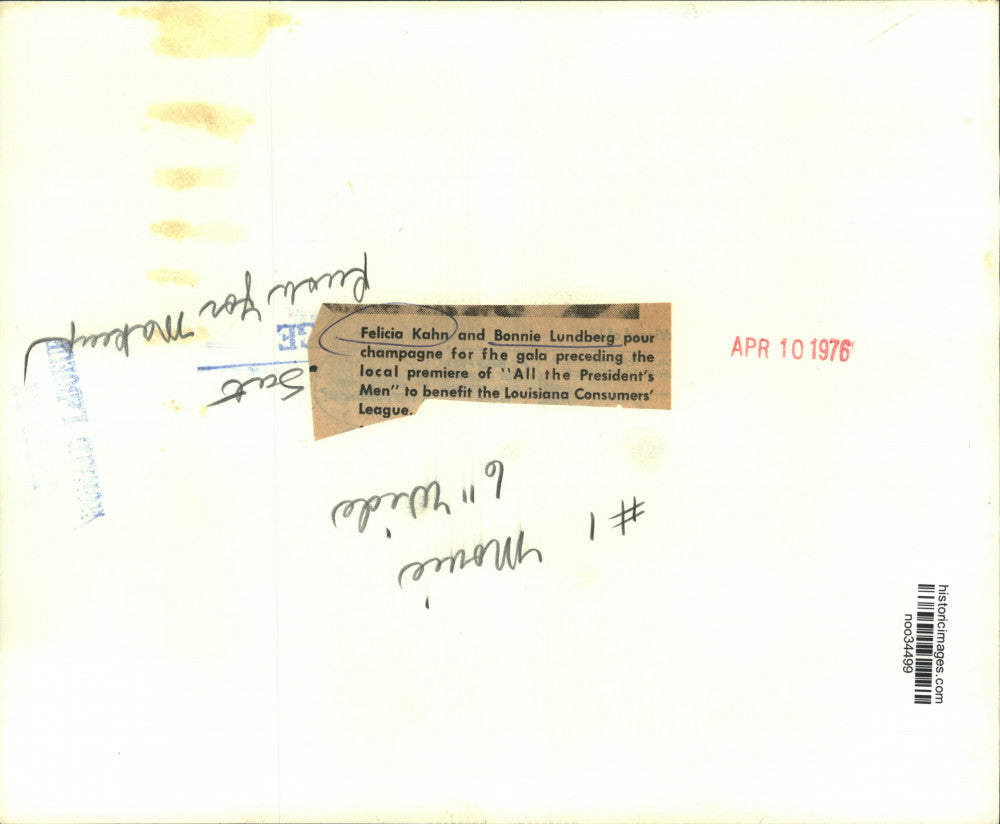 1976 Press Photo Felicia Kahn & Bonnie Lundberg at Louisiana Consumers' League