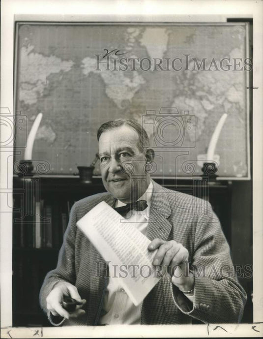 1959 Press Photo Professor Hugh R. Leavell, Harvard School of Public Health