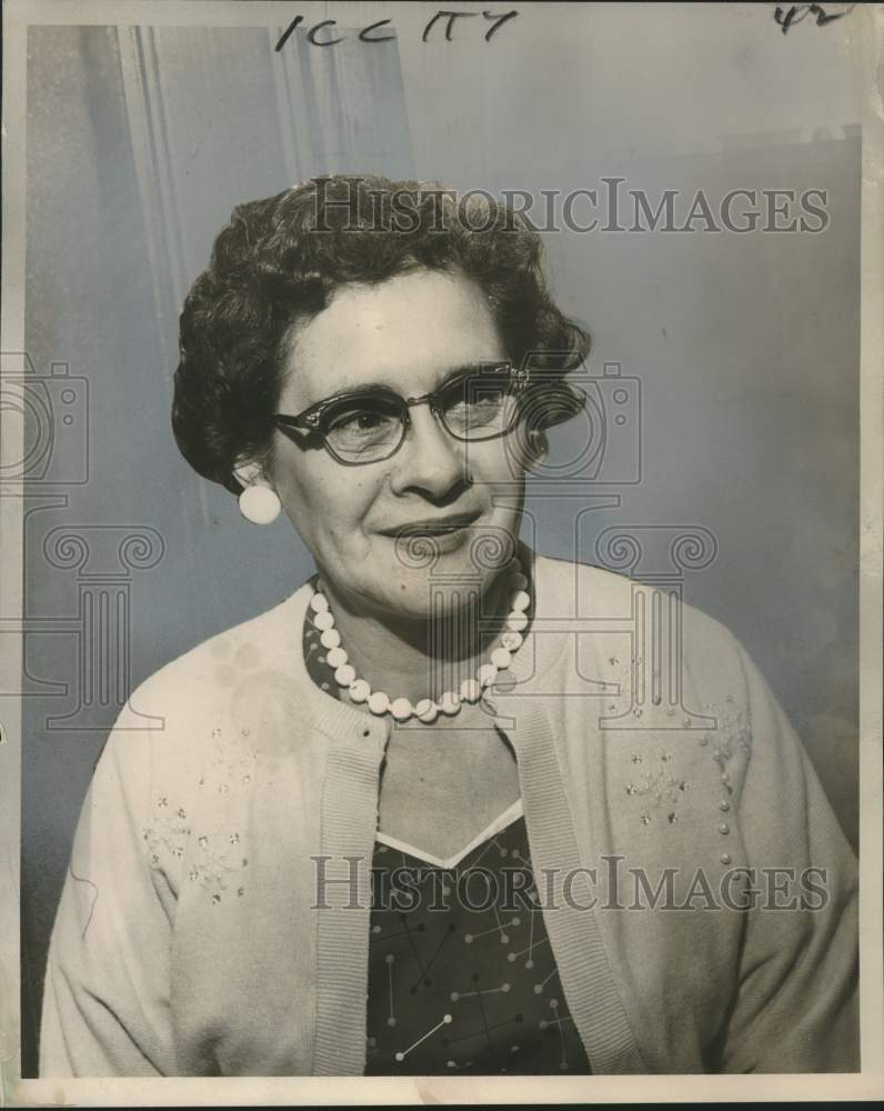 Load image into Gallery viewer, 1956 Press Photo Mrs. Ellen Leblanc, Auxiliary of the Veterans of Foreign Wars
